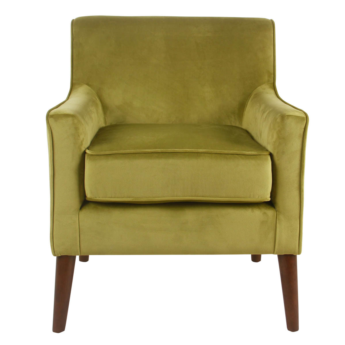 Best ideas about Velvet Accent Chair
. Save or Pin HomePop Davis Mid Century Velvet Accent Chair Wasabi Now.