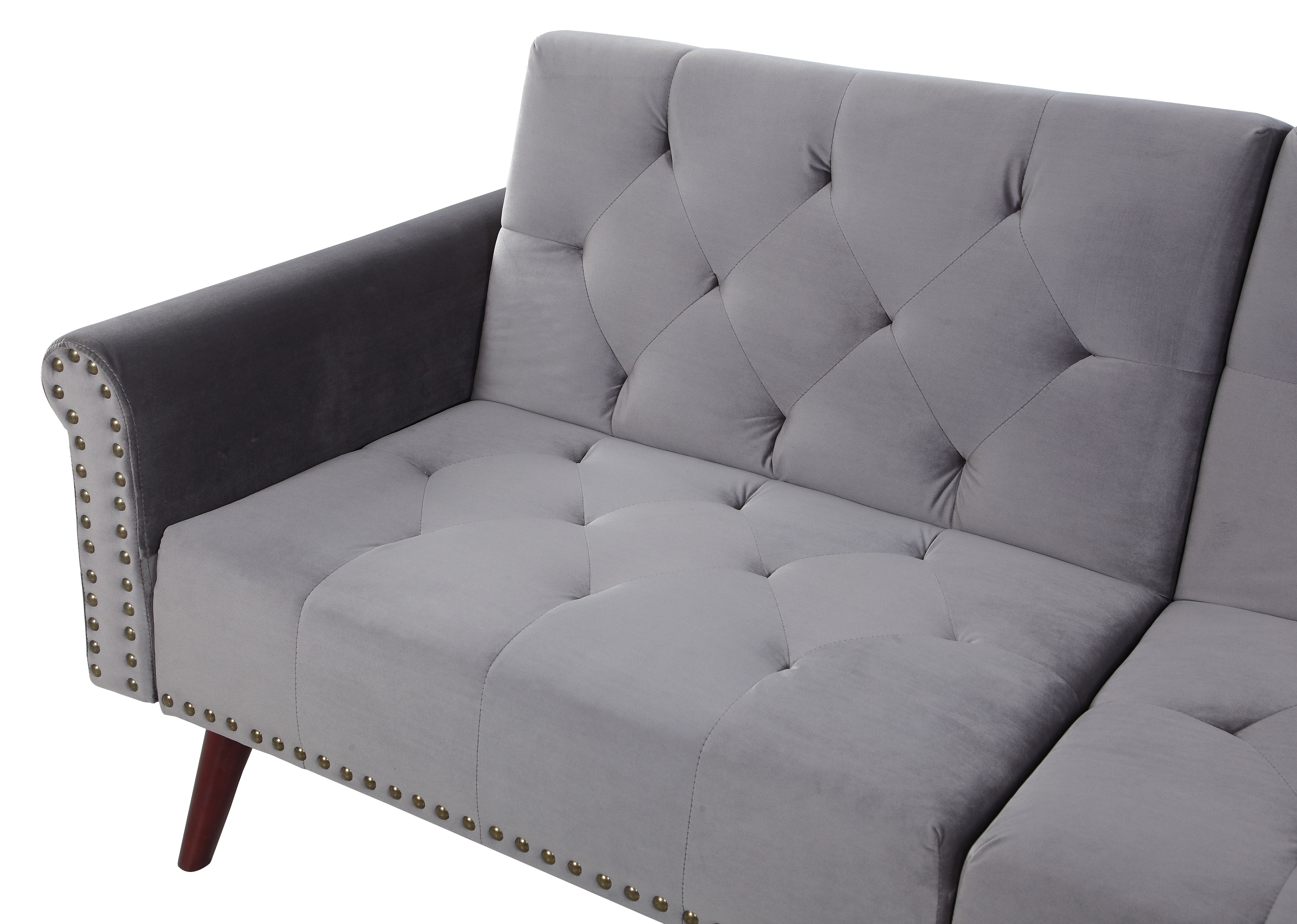Best ideas about Velvet Sleeper Sofa
. Save or Pin Becca Classic Velvet Nailhead Trim Sleeper Sofa Now.