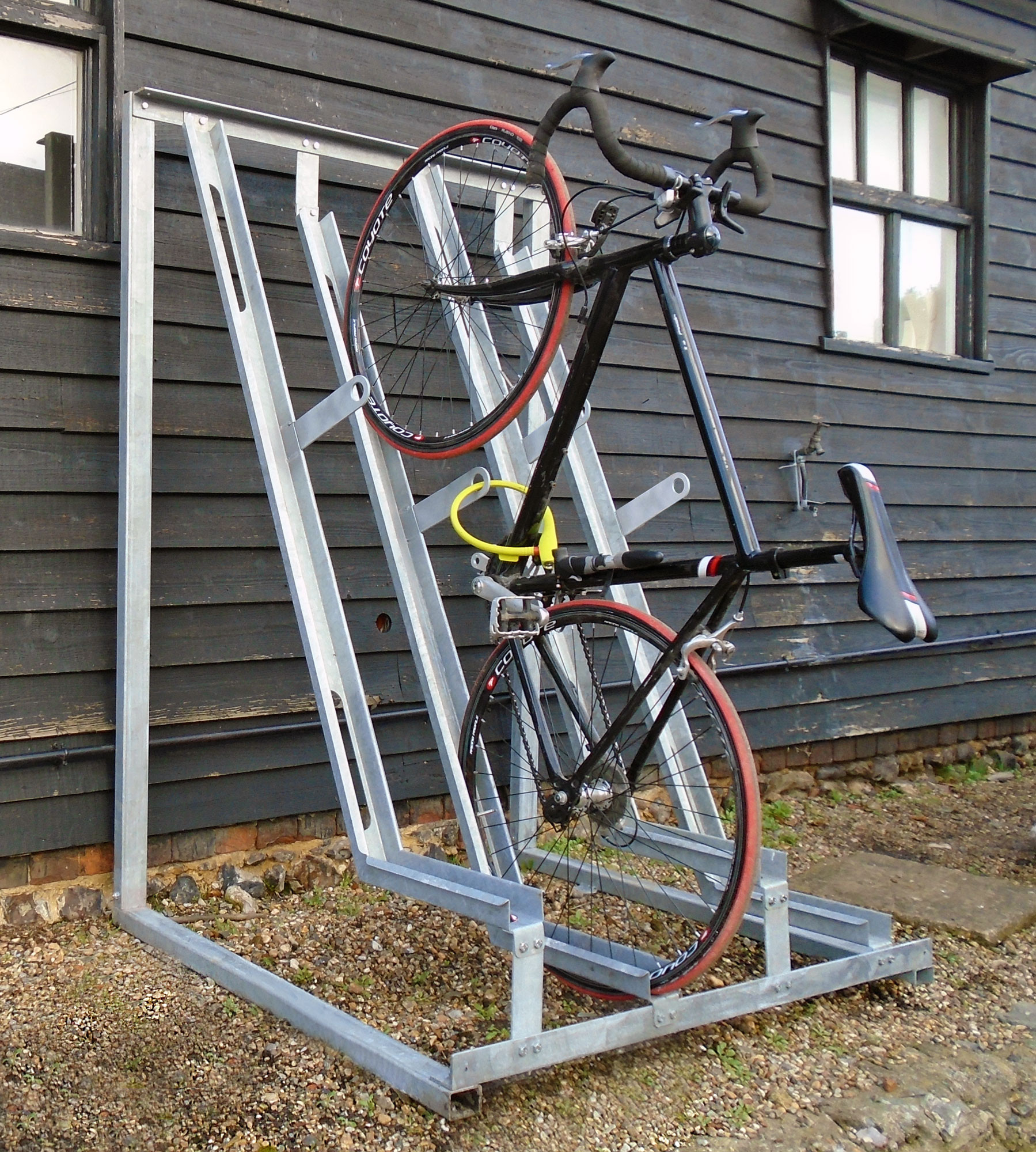 Best ideas about Vertical Bike Storage Rack
. Save or Pin The Gatwick Secure Semi Vertical Bike Rack Modular Cycle Now.