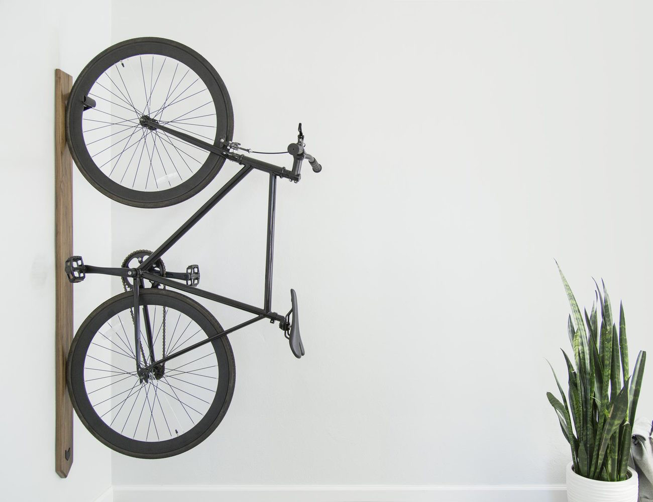 Best ideas about Vertical Bike Storage Rack
. Save or Pin Black Walnut Vertical Bike Rack Gad Flow Now.