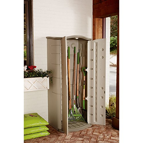 Best ideas about Vertical Outdoor Storage
. Save or Pin Storage Shed Rubbermaid Plastic Vertical Outdoor Keeper Now.