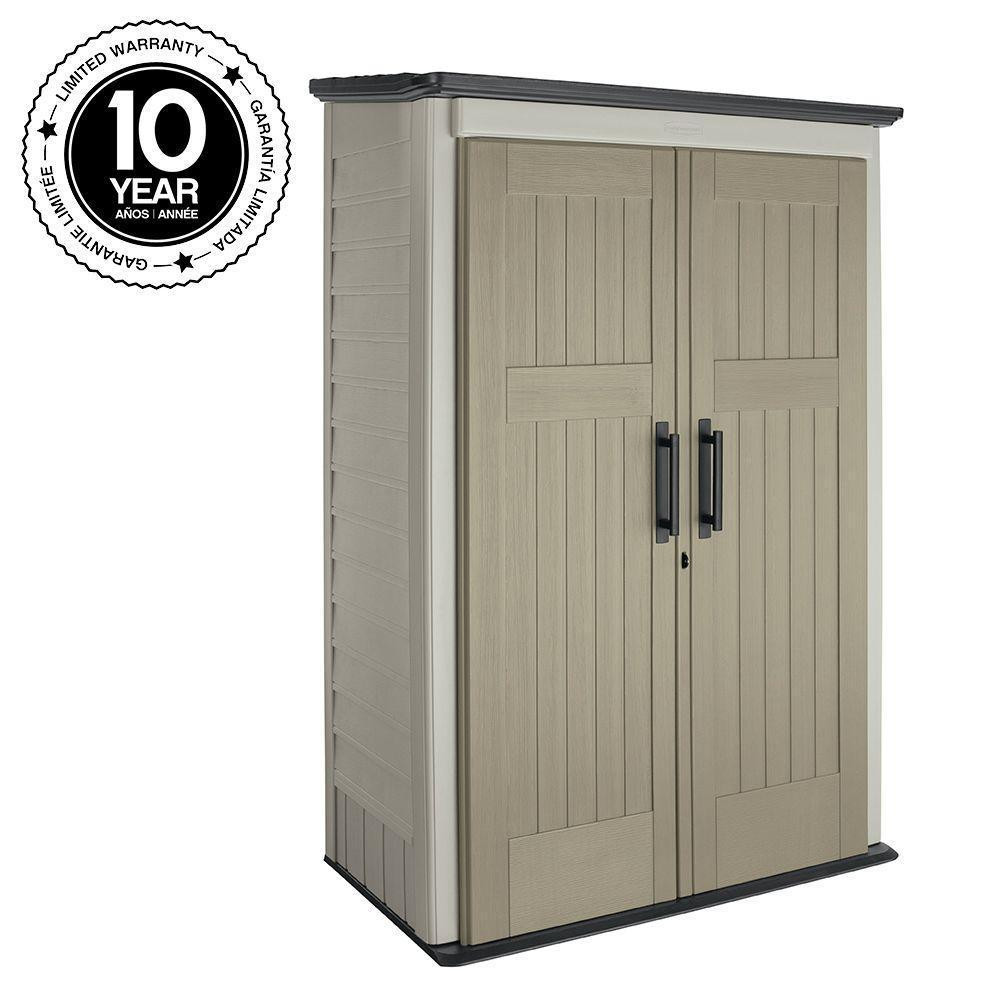 Best ideas about Vertical Outdoor Storage
. Save or Pin Rubbermaid 3 ft x 4 ft Vertical Sheds Garage Now.