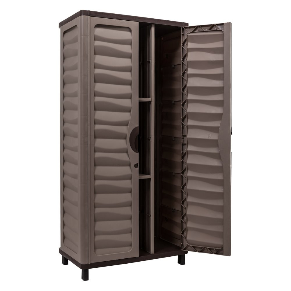 Best ideas about Vertical Storage Cabinet
. Save or Pin Outdoor Storage Cabinet Garden Vertical Partition Plastic Now.
