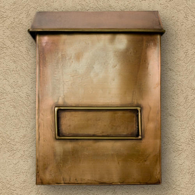Best ideas about Vertical Wall Mount Mailbox
. Save or Pin Brexton Vertical Wall Mount Copper Mailbox Wall Mount Now.