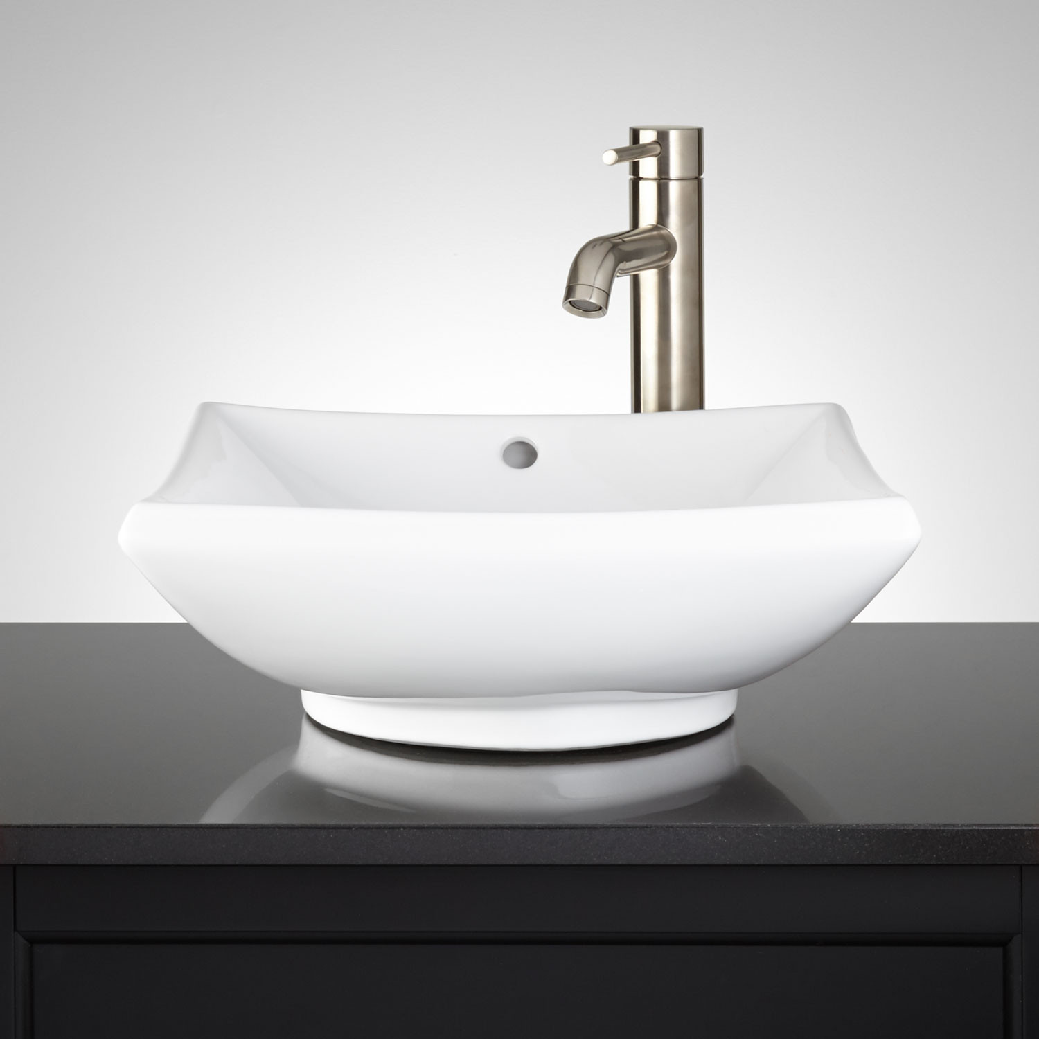 Best ideas about Vessel Bathroom Sinks
. Save or Pin Emilyse Square Porcelain Vessel Sink Vessel Sinks Now.