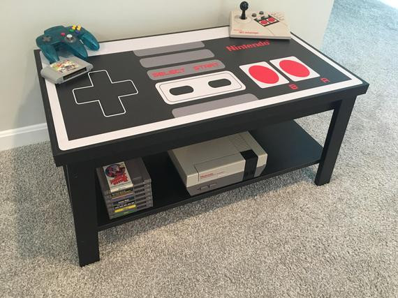 Best ideas about Video Game Coffee Table
. Save or Pin Nintendo Custom NES Retro Video Game Controller Coffee Table Now.