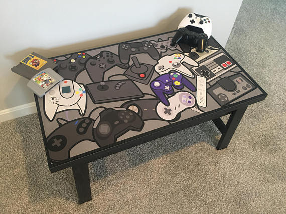 Best ideas about Video Game Coffee Table
. Save or Pin Controller Collage Video Game Coffee Table Sega Nintendo Xbox Now.