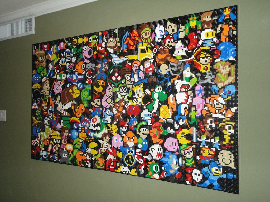 Best ideas about Video Game Wall Art
. Save or Pin This LEGO Wall Mural is an Epic Tribute to Video Games Now.