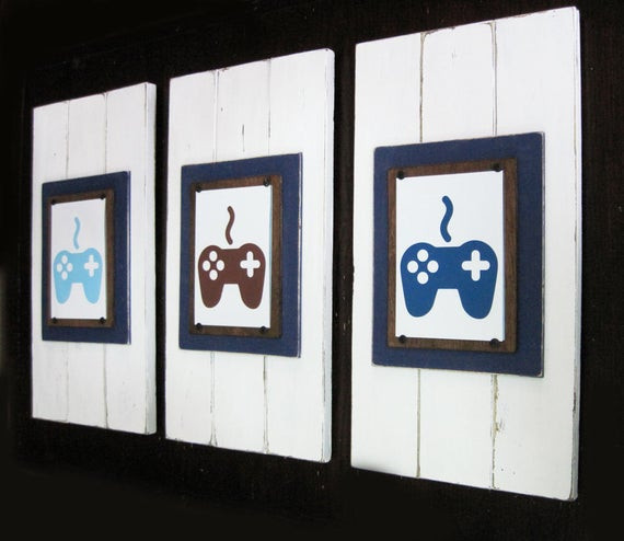 Best ideas about Video Game Wall Art
. Save or Pin Items similar to Set of 3 Framed 5x7 Video Game Art Prints Now.