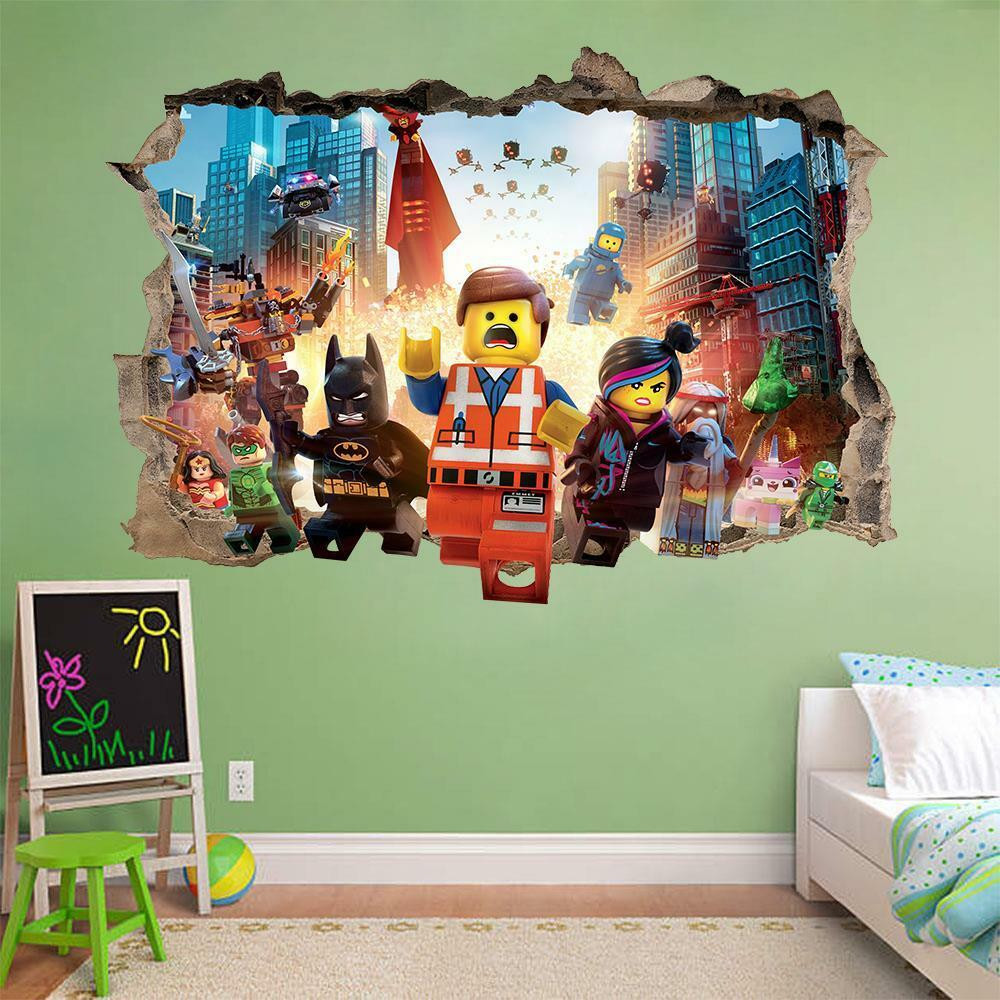 Best ideas about Video Game Wall Art
. Save or Pin LEGO MOVIE SMASHED WALL STICKER BEDROOM VINYL ART KIDS Now.