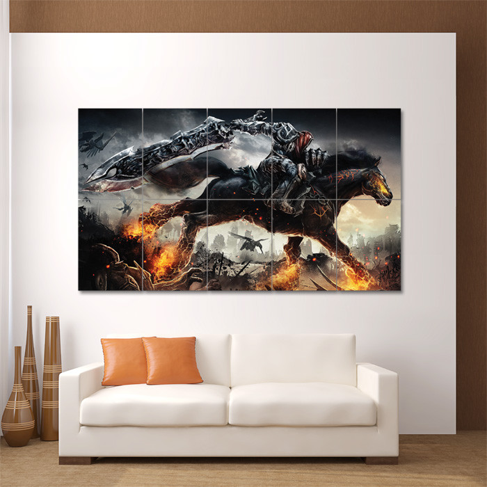 Best ideas about Video Game Wall Art
. Save or Pin Darksiders Video Game Block Giant Wall Art Poster Now.
