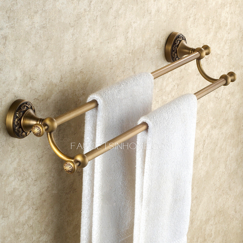 Best ideas about Vintage Bathroom Accessory
. Save or Pin American Style Carved Antique Brass 5 Piece Bathroom Now.