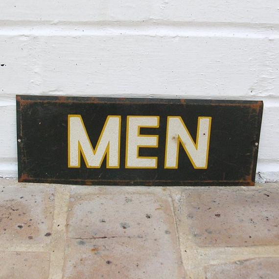 Best ideas about Vintage Bathroom Signs
. Save or Pin Vintage Metal Restroom Sign Rusty Metal Restroom Sign Mens Now.