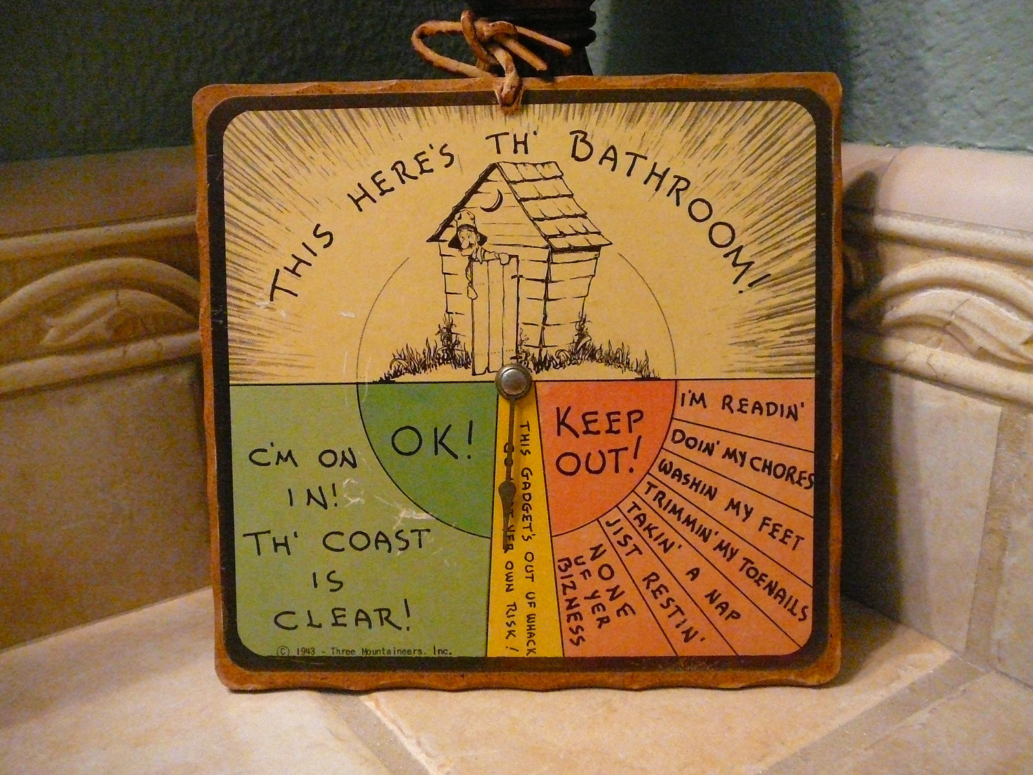 Best ideas about Vintage Bathroom Signs
. Save or Pin Vintage Bathroom Sign 1943 Collectible Three by Now.