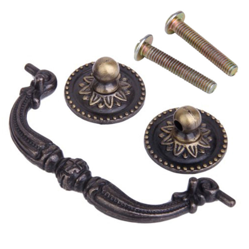 Best ideas about Vintage Cabinet Hardware
. Save or Pin Vintage Antique Bronze Kitchen Cabinet Door Handles Drawer Now.