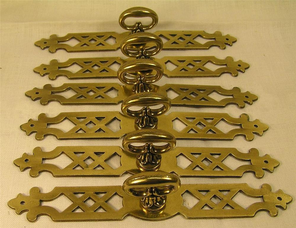 Best ideas about Vintage Cabinet Hardware
. Save or Pin 5 Vintage Style Brass Handles Pulls Knobs 6" long Cabinet Now.