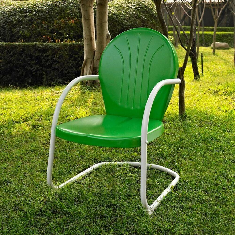 Best ideas about Vintage Patio Furniture
. Save or Pin Green White OUTDOOR METAL RETRO VINTAGE STYLE CHAIR Patio Now.
