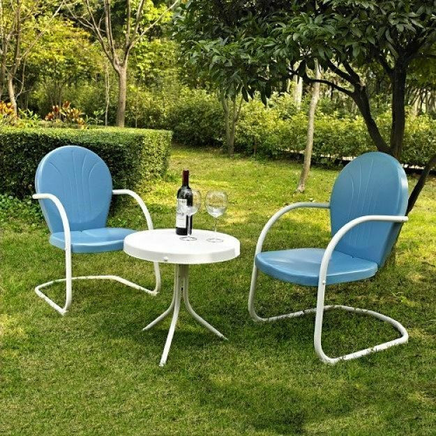 Best ideas about Vintage Patio Furniture
. Save or Pin Metal Patio Table And Chairs Retro Lawn Furniture Outdoor Now.