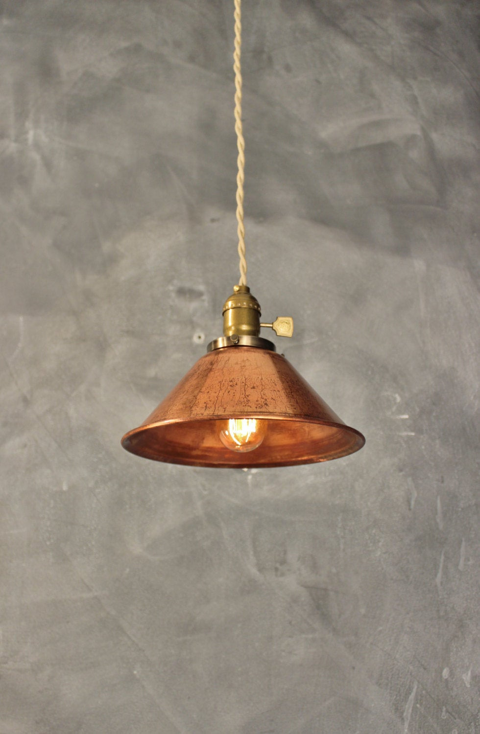 Best ideas about Vintage Pendant Lighting
. Save or Pin Weathered Copper Pendant Lamp Vintage Industrial Hanging Now.