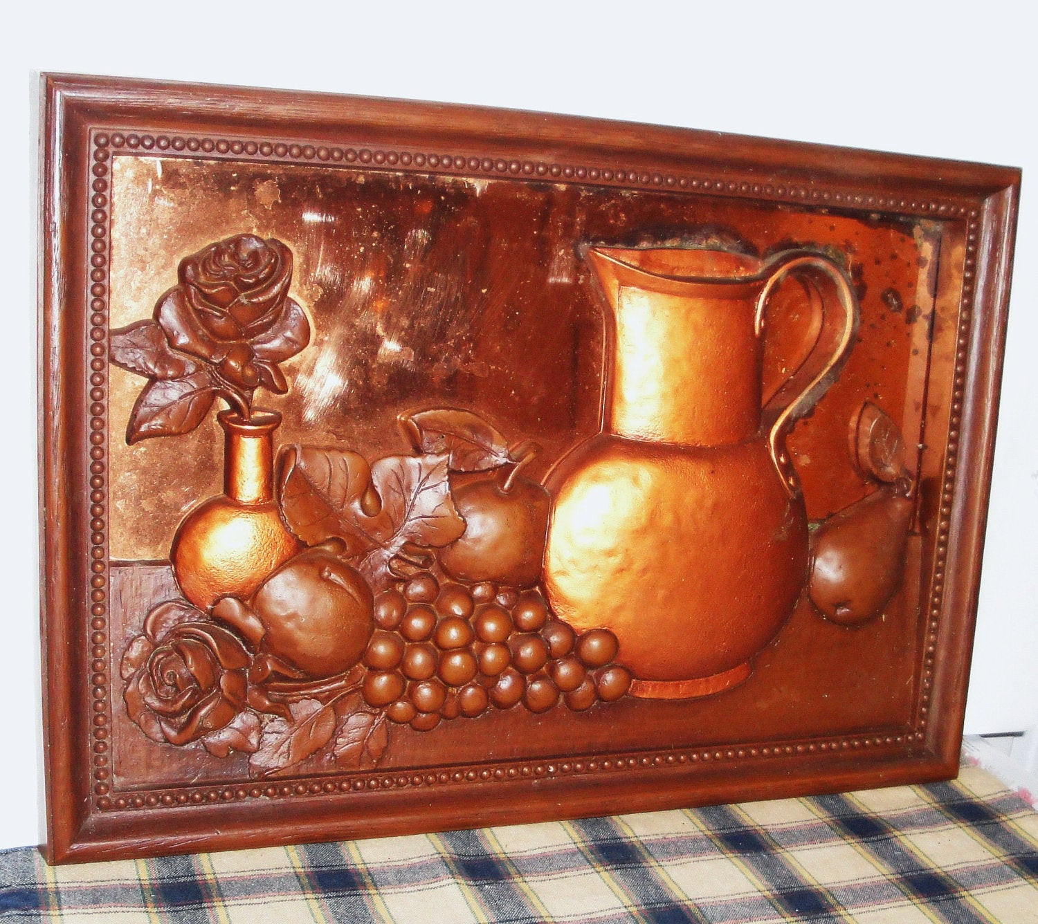 Best ideas about Vintage Wall Art
. Save or Pin Retro Copper 3D Framed Art Kitchen Decor Vintage Home Now.