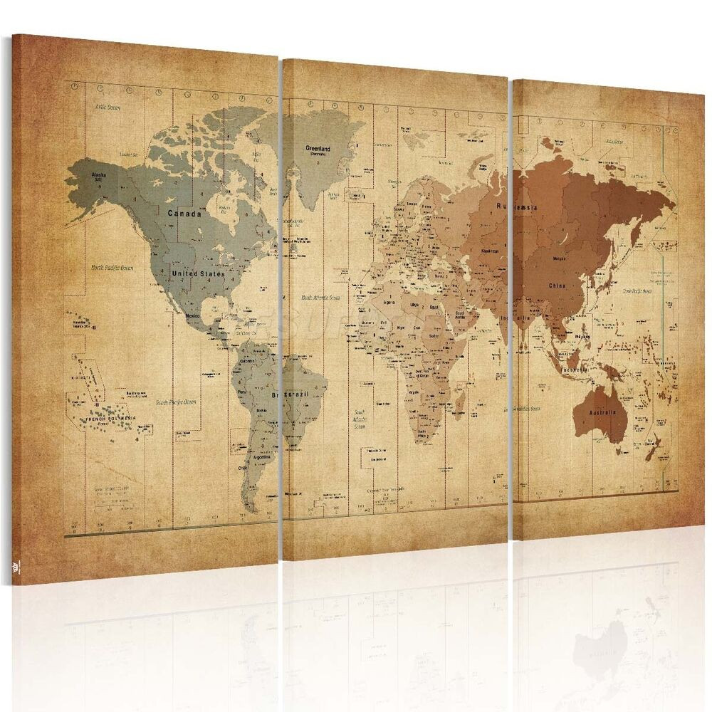 Best ideas about Vintage Wall Art
. Save or Pin Vintage Framed World Map Canvas Prints Wall Art Paintings Now.
