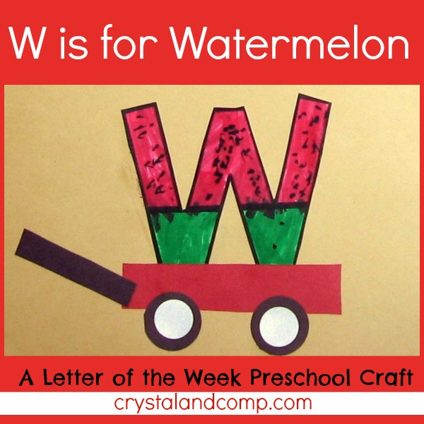 Best ideas about W Crafts For Preschoolers
. Save or Pin Letter of the Week W is for Watermelon Now.