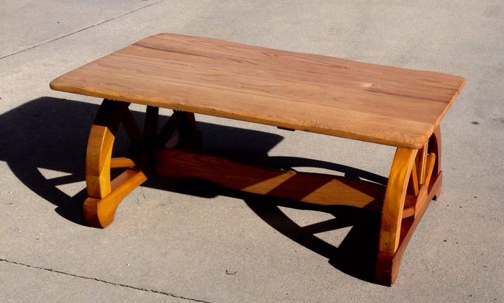 Best ideas about Wagon Wheel Coffee Table
. Save or Pin Original Vintage Western Wagon Wheel Coffee Table Now.