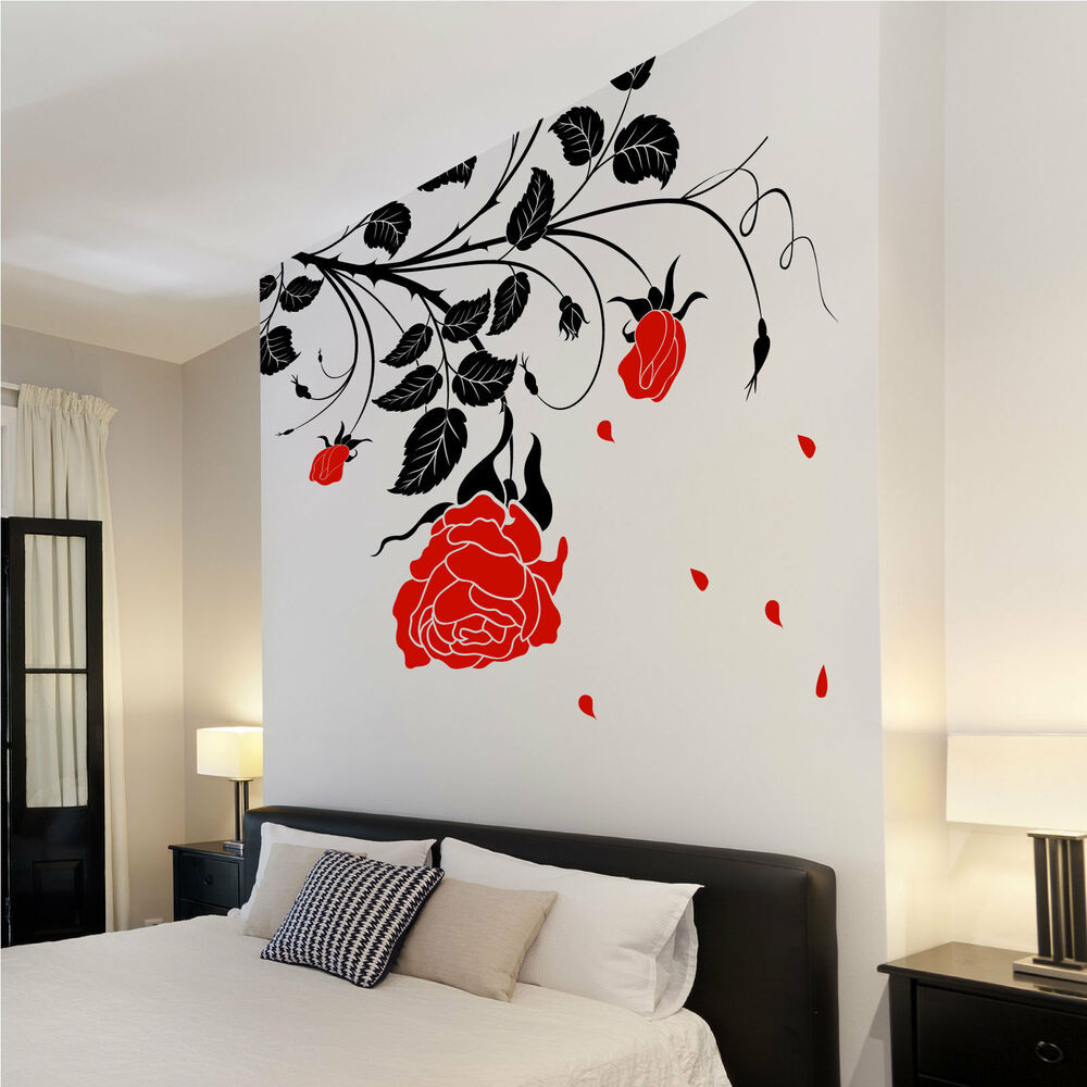 Best ideas about Wall Art Stickers
. Save or Pin Flower Roses Vines Vinyl Wall Art Stickers Wall Now.
