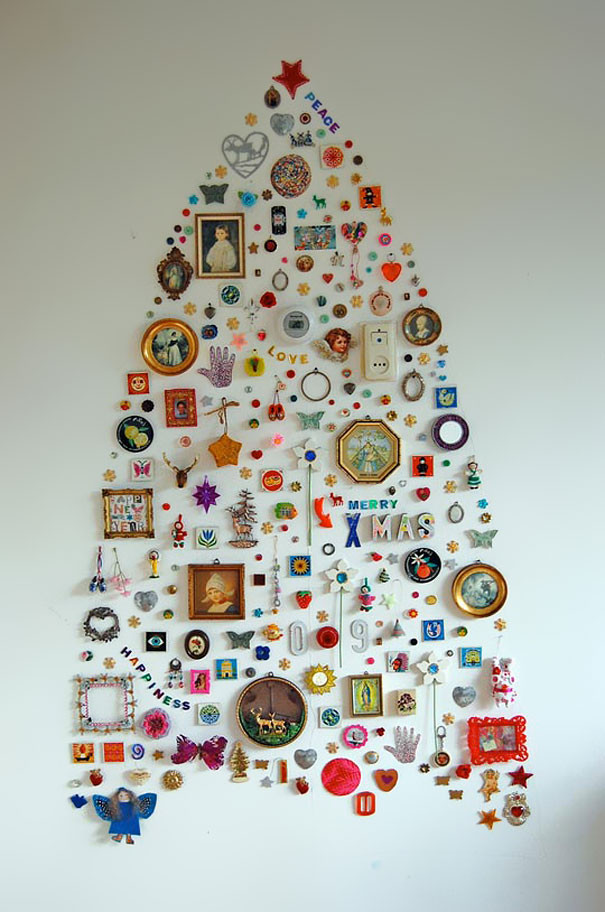 Best ideas about Wall Christmas Tree DIY
. Save or Pin 22 Creative DIY Christmas Tree Ideas Now.