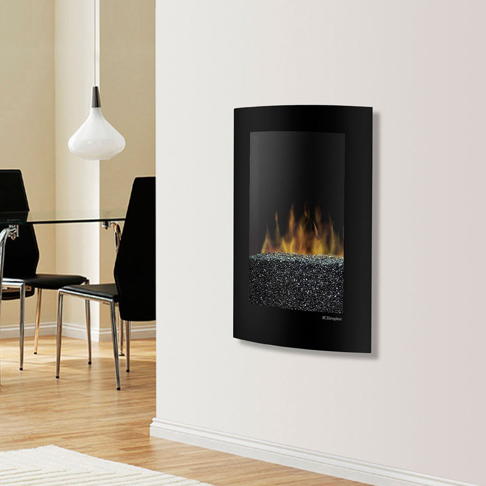Best ideas about Wall Mount Electric Fireplace
. Save or Pin Dimplex Convex Black Wall Mount Electric Fireplace VCX1525 Now.
