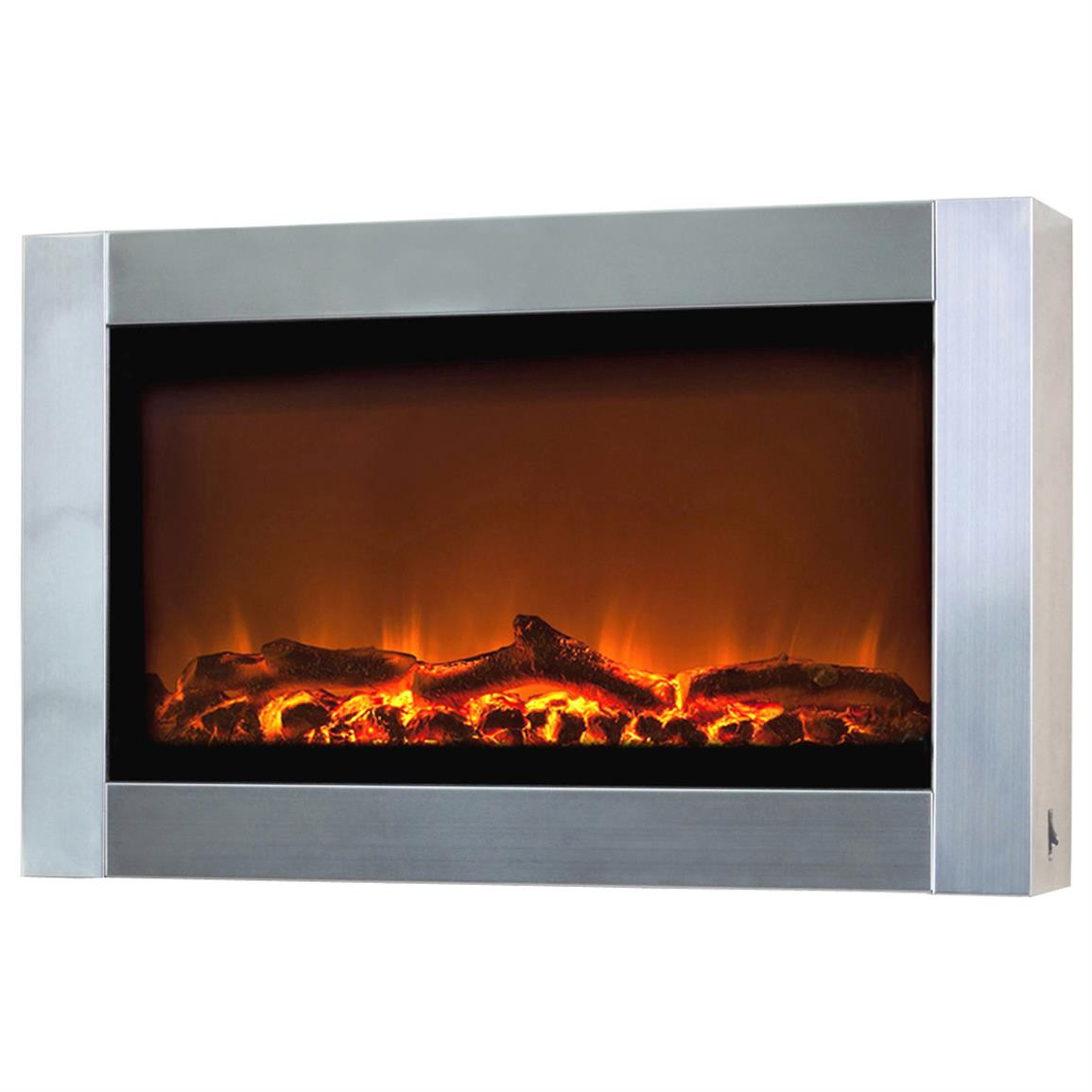 Best ideas about Wall Mounted Fireplace
. Save or Pin Wall mounted Electric Fireplace Stainless Steel Now.