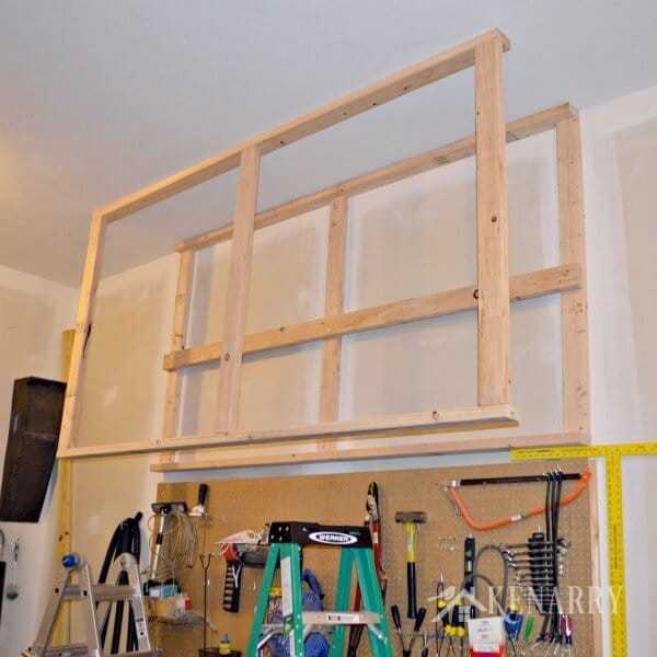 Best ideas about Wall Mounted Garage Shelving DIY
. Save or Pin DIY Garage Storage Ceiling Mounted Shelves Giveaway Now.