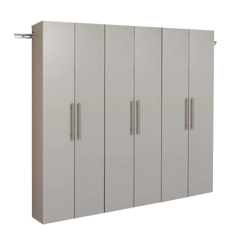 Best ideas about Wall Mounted Storage Cabinets
. Save or Pin Prepac HangUps 72 in H x 72 in W Light Gray Wall Mounted Now.
