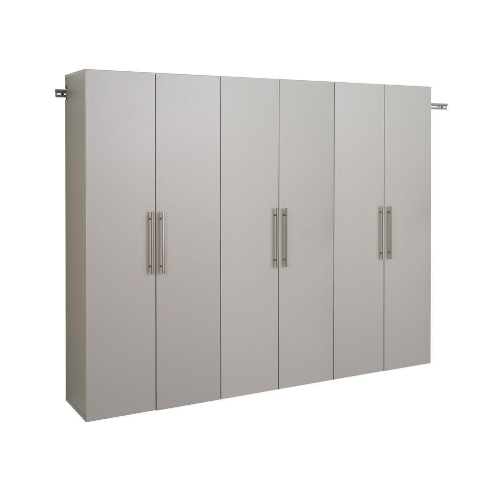 Best ideas about Wall Mounted Storage Cabinets
. Save or Pin Prepac HangUps 72 in H x 90 in W Light Gray Wall Mounted Now.