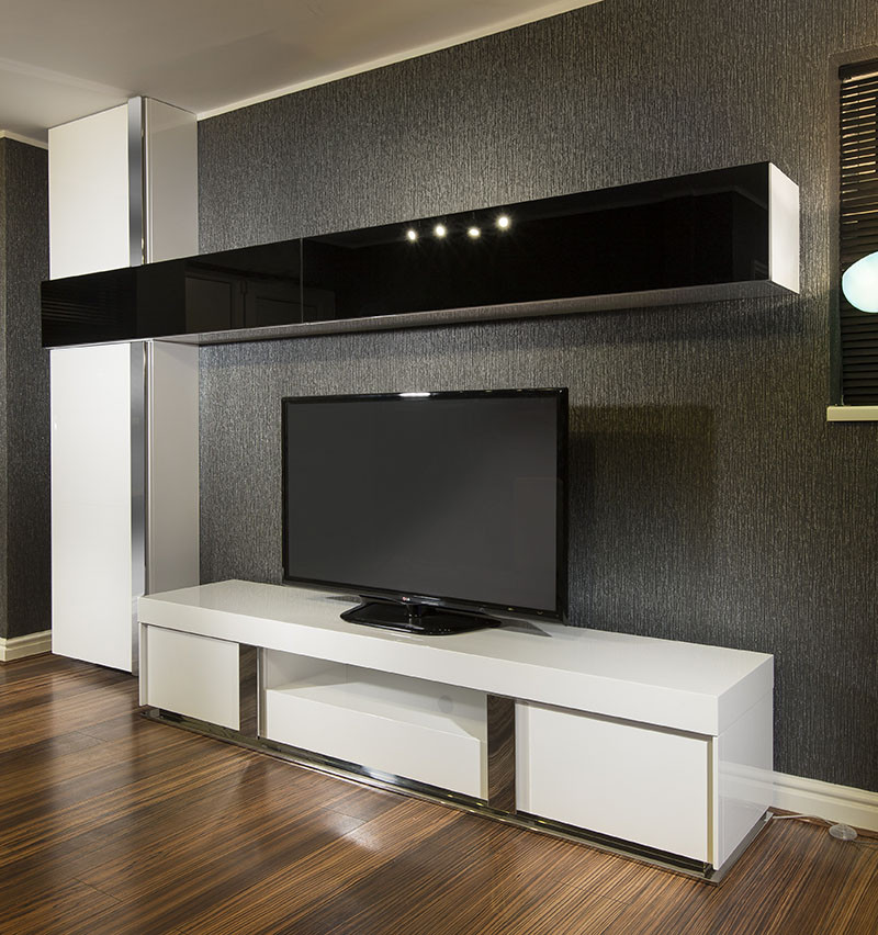 Best ideas about Wall Mounted Tv Cabinet
. Save or Pin TV Stand Wall Mounted Storage Cabinet Black Glass Now.