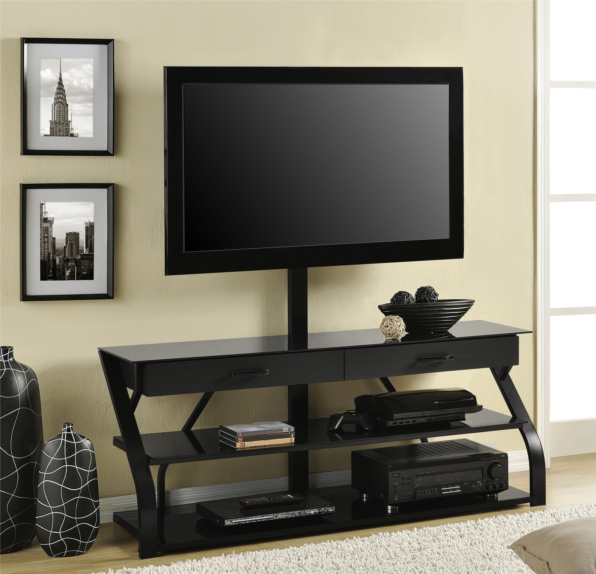 Best ideas about Walmart Furniture Tv Stand
. Save or Pin Furniture Classy Design Whalen Flat Panel Tv Console Now.