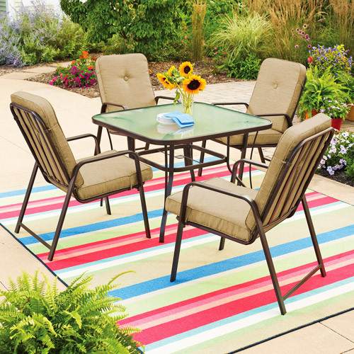 Best ideas about Walmart Patio Set
. Save or Pin Aqua Glass 5 Piece Patio Dining Set Seats 4 Walmart Now.