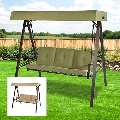 Best ideas about Walmart Patio Swing
. Save or Pin Garden Winds Replacement Canopy for Walmart s Seacliff 3 Now.