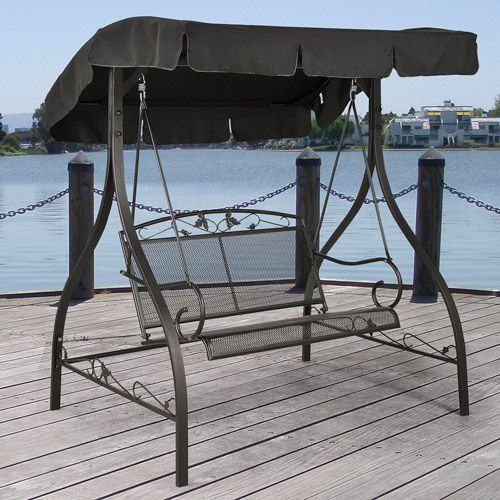 Best ideas about Walmart Patio Swing
. Save or Pin Jefferson Wrought Iron Outdoor Swing Seats 2 Patio Now.