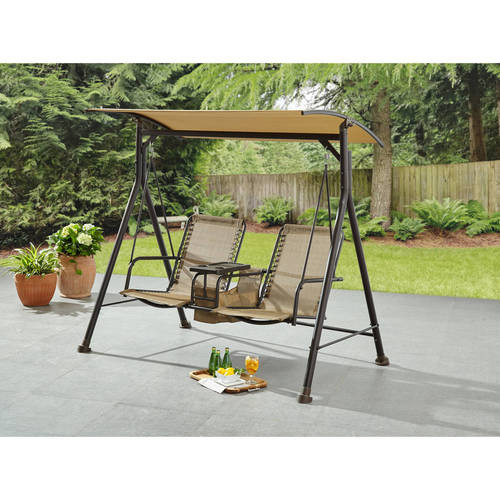 Best ideas about Walmart Patio Swing
. Save or Pin Mainstays Big and Tall 2 Person Bungee Canopy Porch Swing Now.