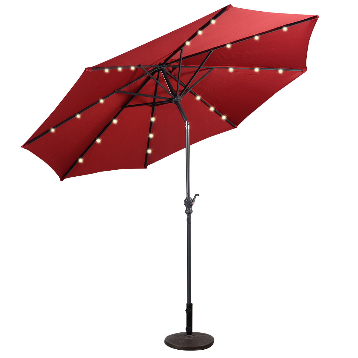 Best ideas about Walmart Patio Umbrella
. Save or Pin 9 Deluxe Solar Powered LED Lighted Patio Umbrella Tan Now.