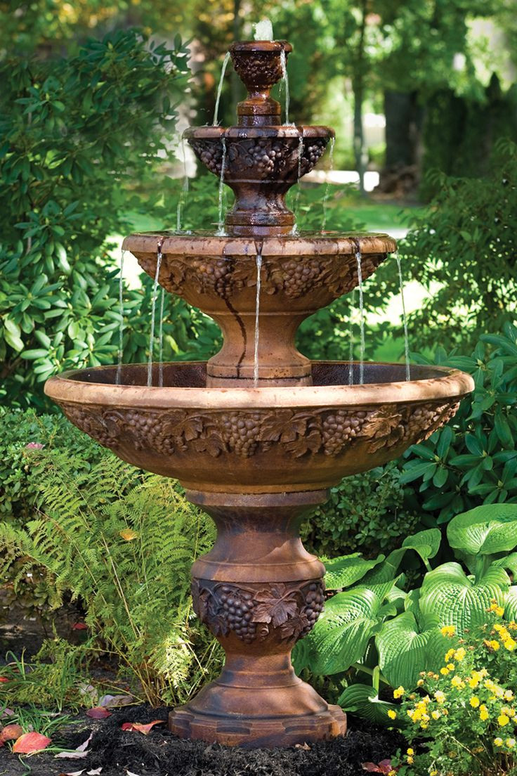 Best ideas about Water Fountain Garden Ideas
. Save or Pin 25 best ideas about Outdoor fountains on Pinterest Now.