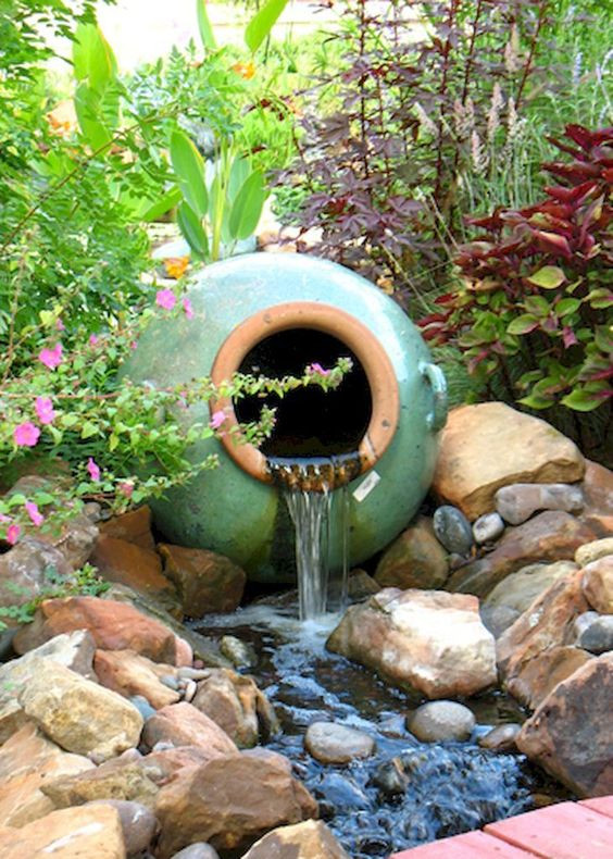 Best ideas about Water Garden Ideas
. Save or Pin 40 Great Water Fountain Designs For Home Landscape Hative Now.