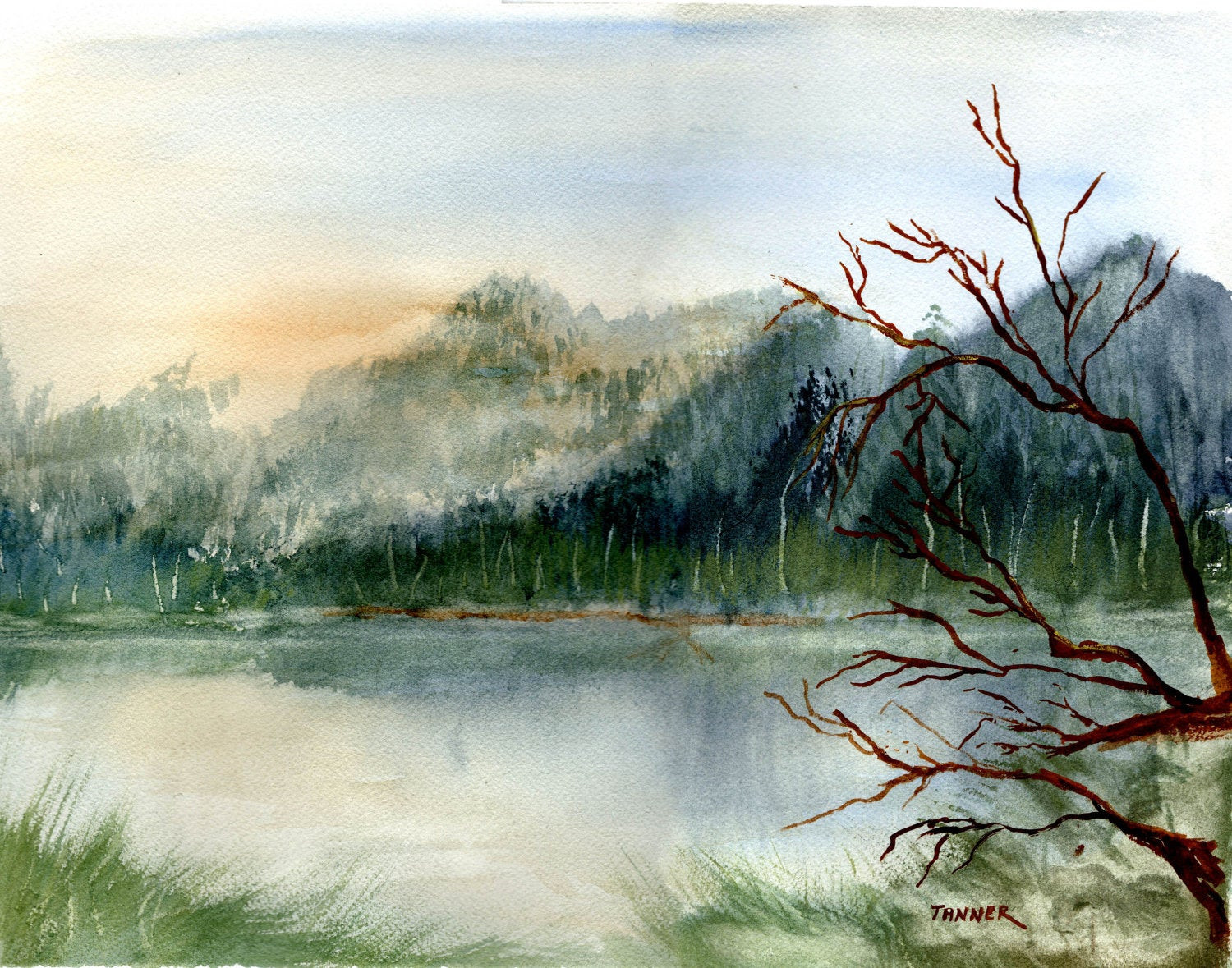 Best ideas about Watercolor Paintings Landscape
. Save or Pin Original Art Watercolor Painting Landscape Painting Scenic Now.