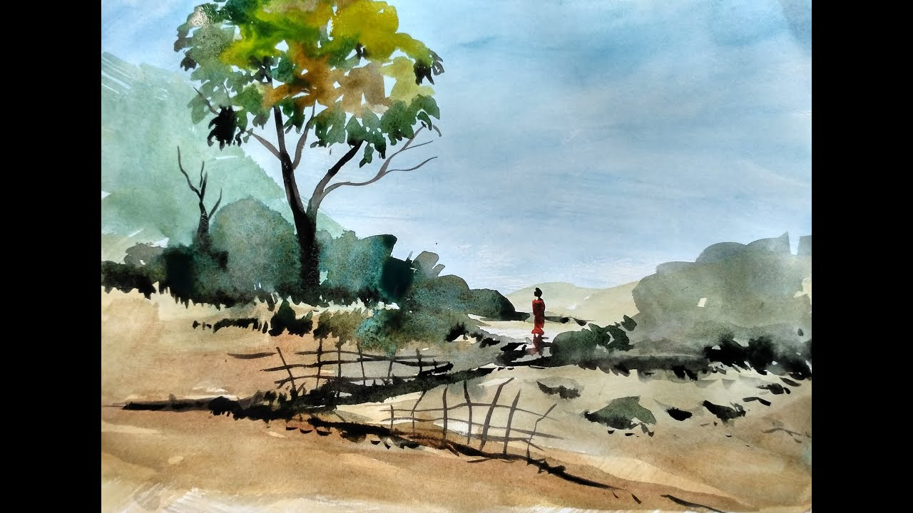 Best ideas about Watercolor Paintings Landscape
. Save or Pin Watercolor Landscape Tutorial Now.