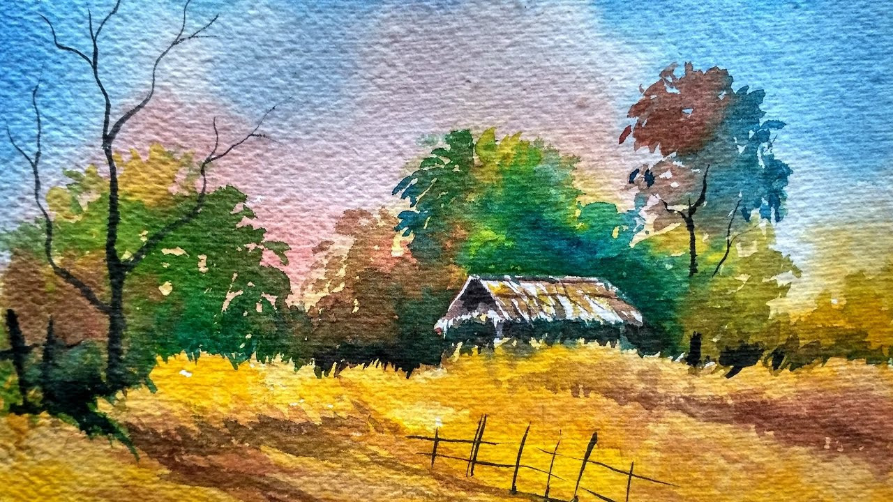 Best ideas about Watercolor Paintings Landscape
. Save or Pin Watercolor Landscape Painting Full Video Demonstration Now.