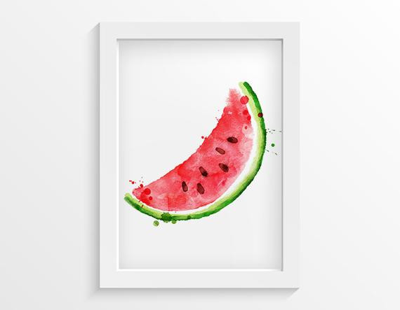 Best ideas about Watermelon Kitchen Decor
. Save or Pin Watermelon Print Bedroom Wall Art Modern Kitchen Decor Now.