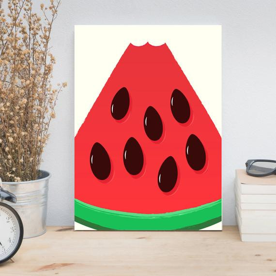 Best ideas about Watermelon Kitchen Decor
. Save or Pin Fruit art Watermelon art Kitchen art print by ReStyleGraphic Now.