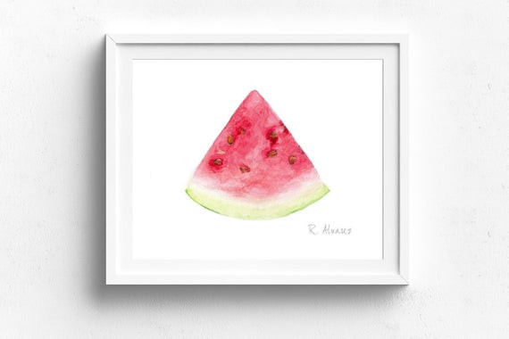 Best ideas about Watermelon Kitchen Decor
. Save or Pin Watermelon Food PRINT Kitchen Decor Nursery Wall Art Now.