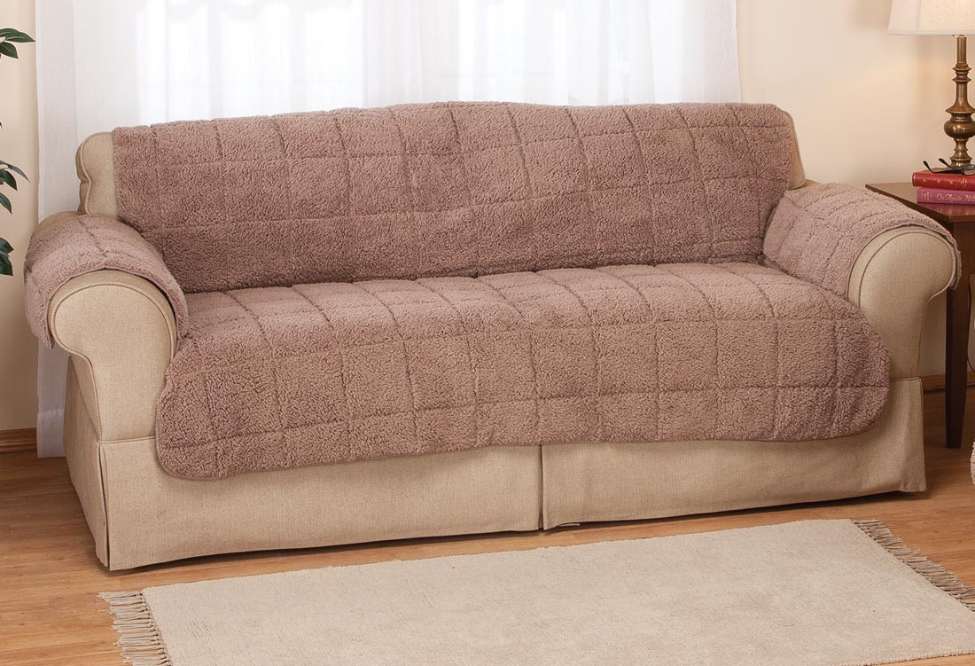 Best ideas about Waterproof Sofa Cover
. Save or Pin Waterproof Quilted Sherpa Sofa Cover by OakRidgeTM Now.